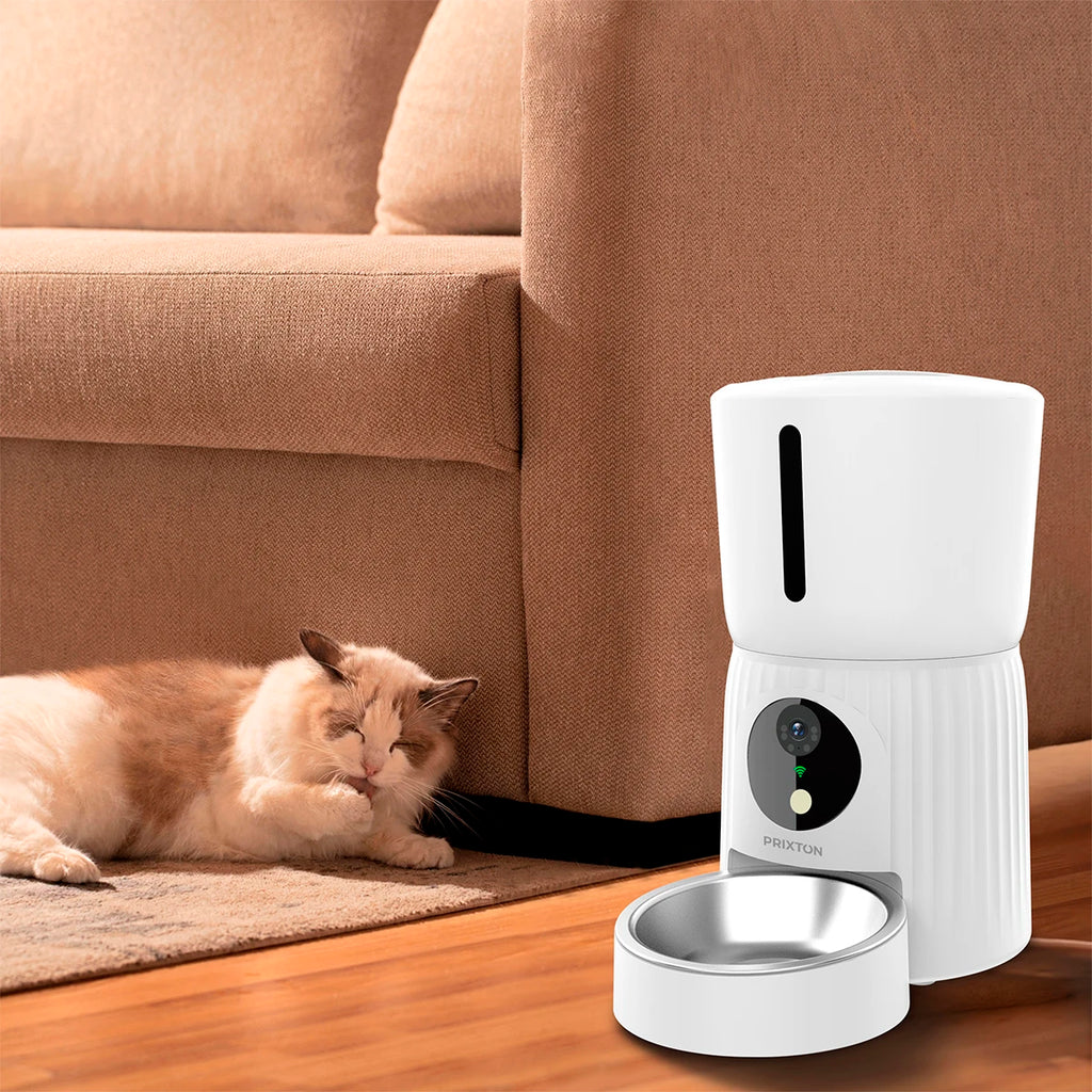 Comedero Inteligente WiFi con Cámara Full HD para Perros y Gatos